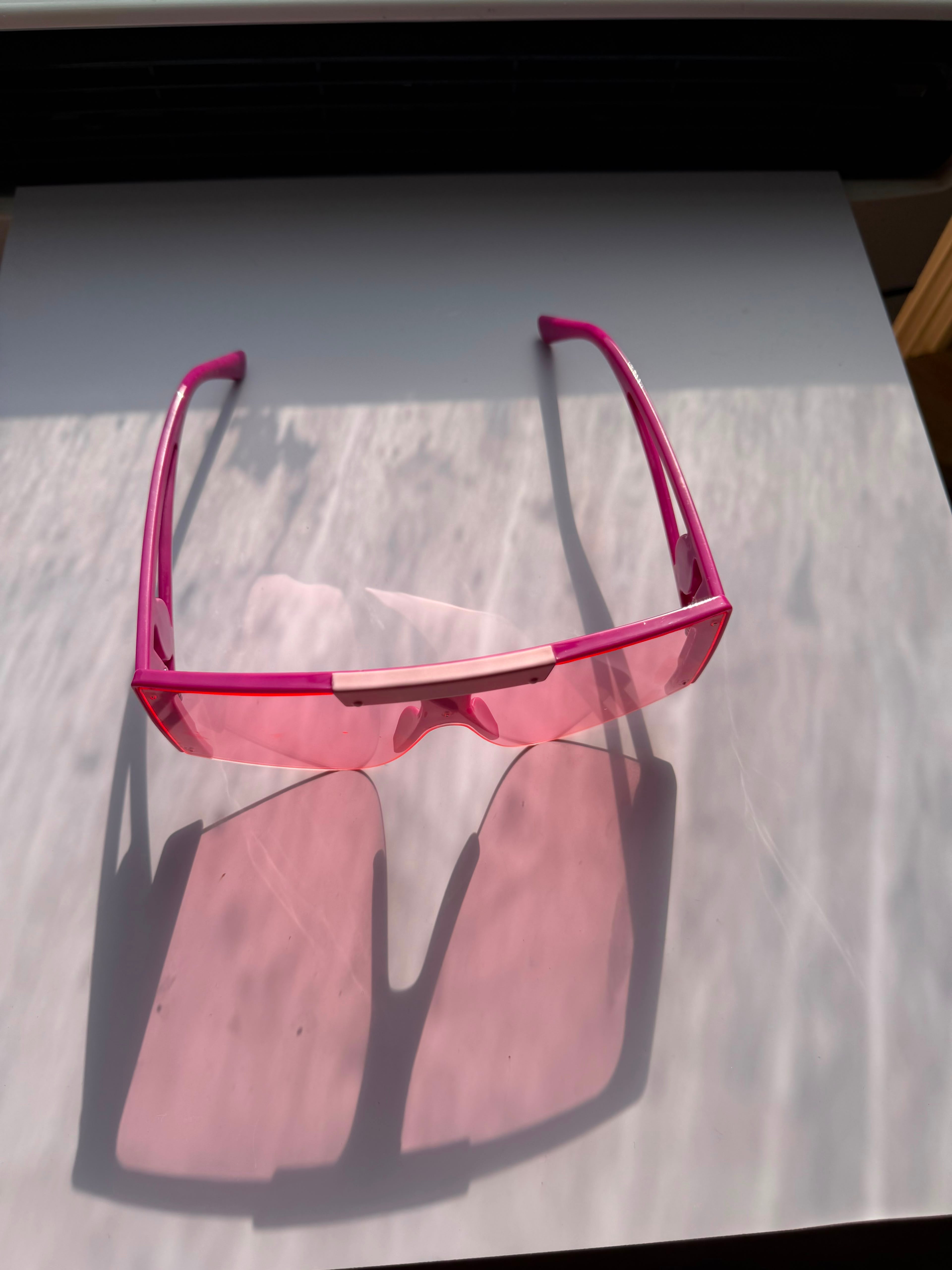 Flat Top Shield Sunglasses