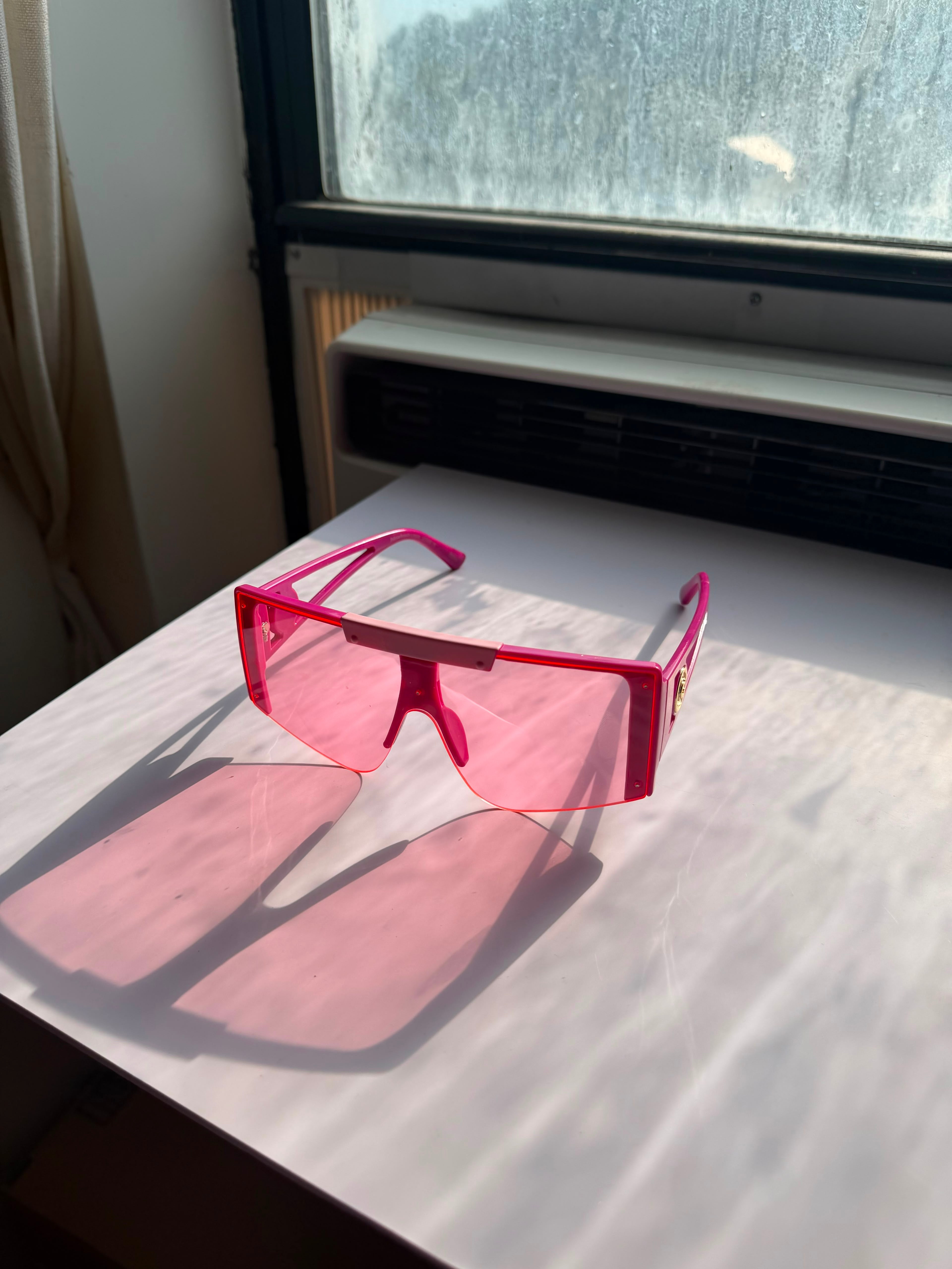 Flat Top Shield Sunglasses
