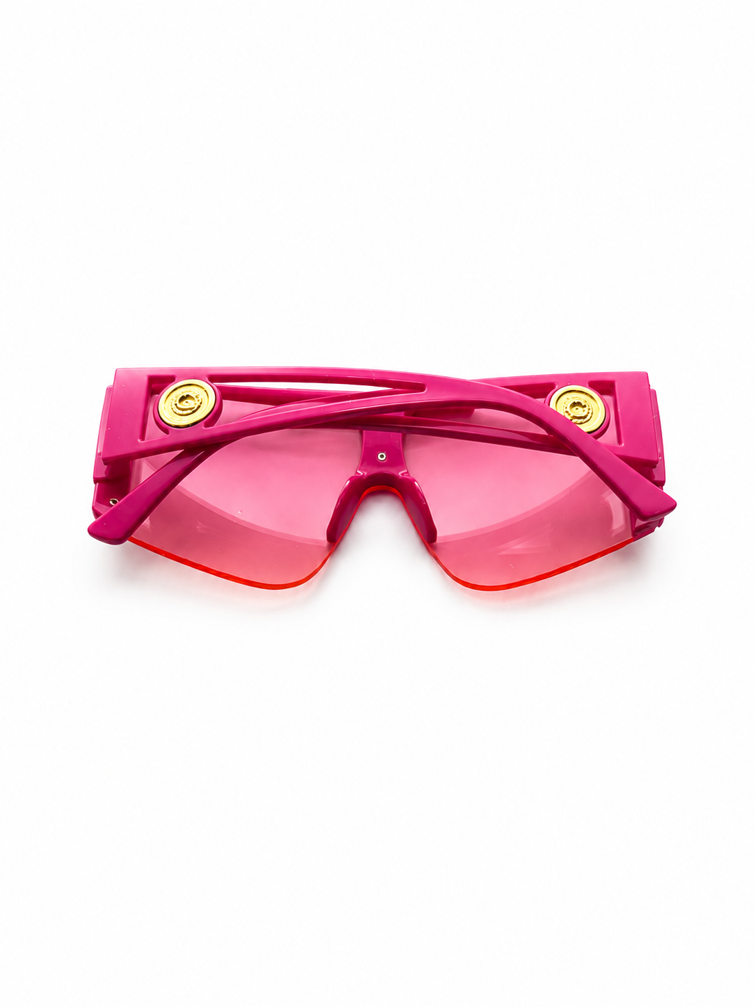 Women's Flat Top Shield Square Sunglasses